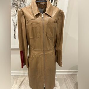 Judith & Charles 💯 percent lamb leather coat